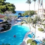 The Pool at Mid-range Hotel Sosua by the Sea across from IIC Spanish School in Sosua Dominican Republic.
