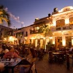 Colonial Zone nighttime