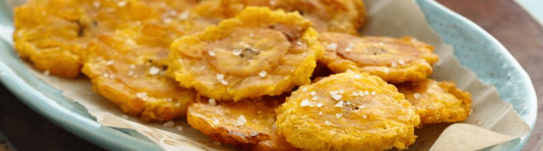 tostones is a typical Dominican dish