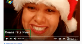 Teacher Rosisela and the whole staff of IIC Spanish School Dominican Republic on the school's youtube video wishing Merry Christmas in 18 languages.