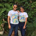 IIC Spanish School facilitator Luis Ramon and assistant Berenice Franco looking good in their new school t-shirts. Guapo can mean different things in different Spanish speaking countries.