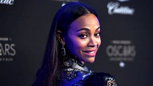 Zoe Saldana famous Dominican-American movie star