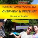 New Spanish Course Program 2025 of IIC Spanish School Dominican Republic to learn Spanish