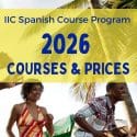 Cover of New Spanish Course Program 2026 of IIC Spanish School Dominican Republic to learn Spanish