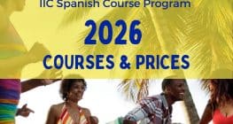 Cover of New Spanish Course Program 2026 of IIC Spanish School Dominican Republic to learn Spanish
