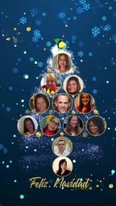 Teachers and Staff from IIC Spanish School Dominican Republic wishing you a Merry Christmas Feliz Navidad Frohe Weihnachten